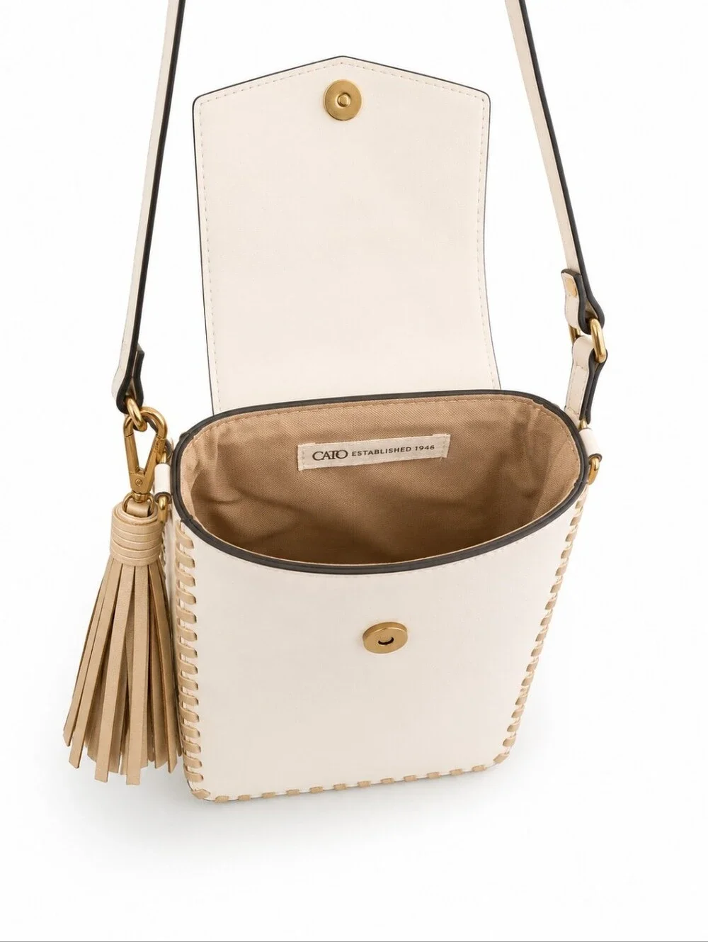 Cato Tooled Crossbody Bag & 9-Piece Engraved Bracelet Bundle